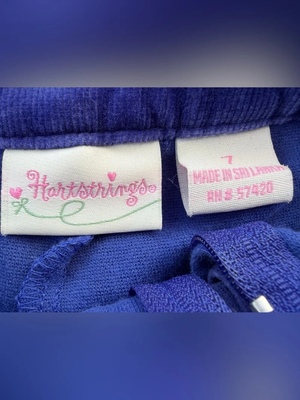The Beaufort Bonnet Co Girls Size 7 Blue Corduroy Turtle Skort
